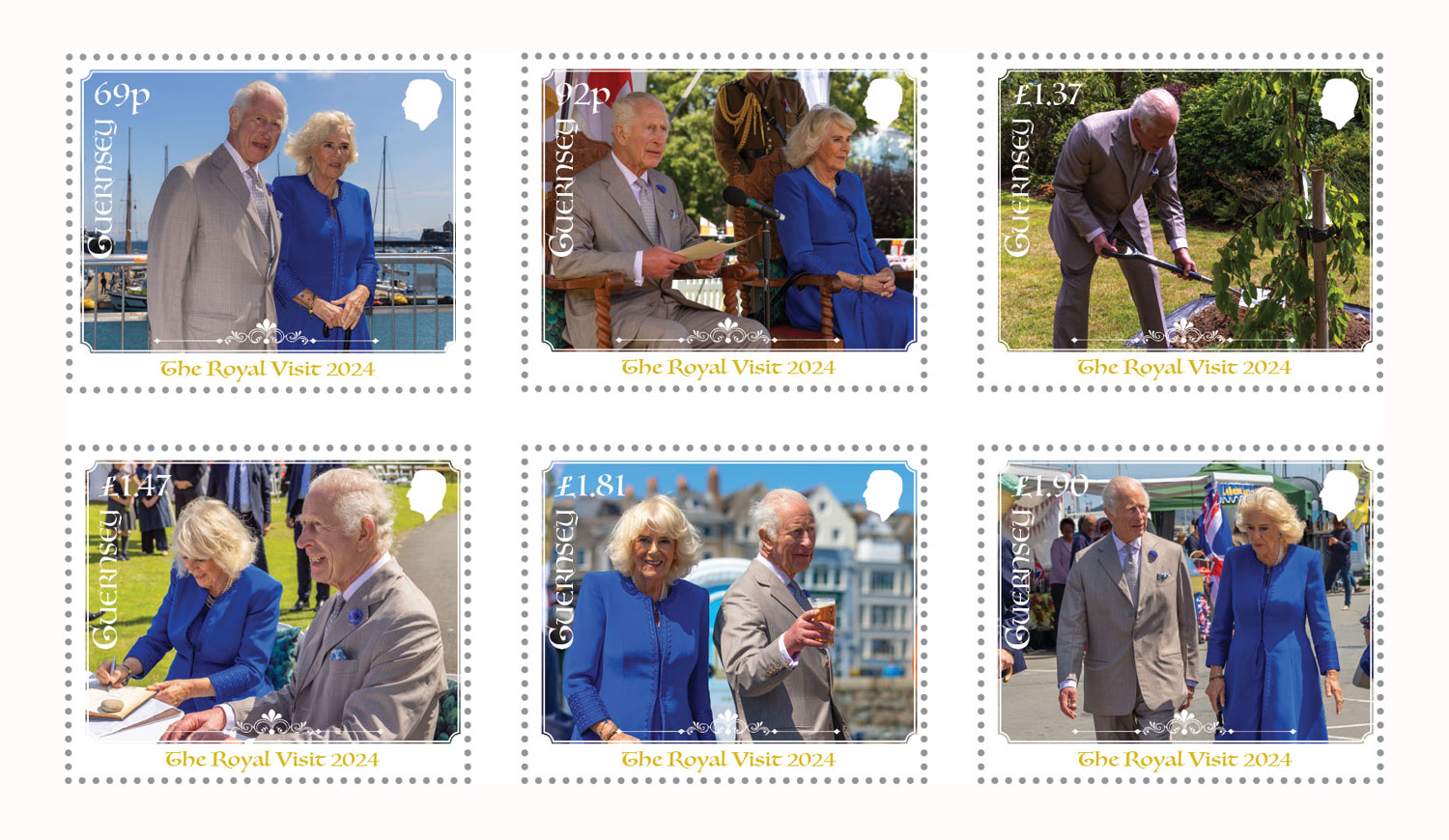Set of 6 Stamps